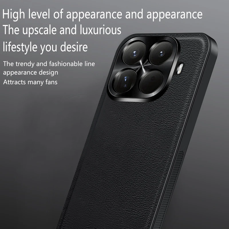 etui do Xiaomi Mi 17T 15T 14T 13T Pro 15 14 13 Ultra Redmi Note15 14 POCO M7 X8 F7, skórzane, matowe, miękkie, z pełną ochroną aparatu — zdjęcie produktu 3