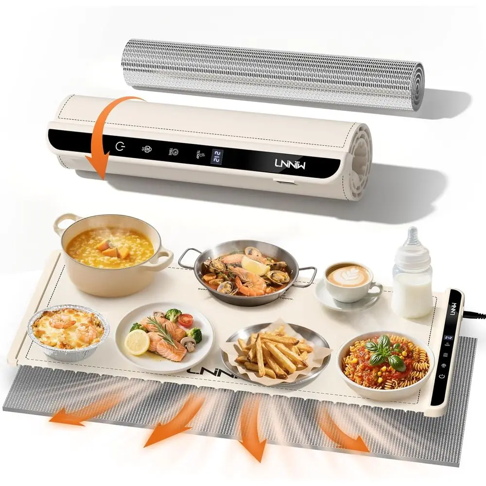 

Очень большой грелочный коврик с термостойкой подкладкой, 36x15 дюймов, 6 температурных и 6 таймерных настроек, защита от детей, более удобный в использовании.