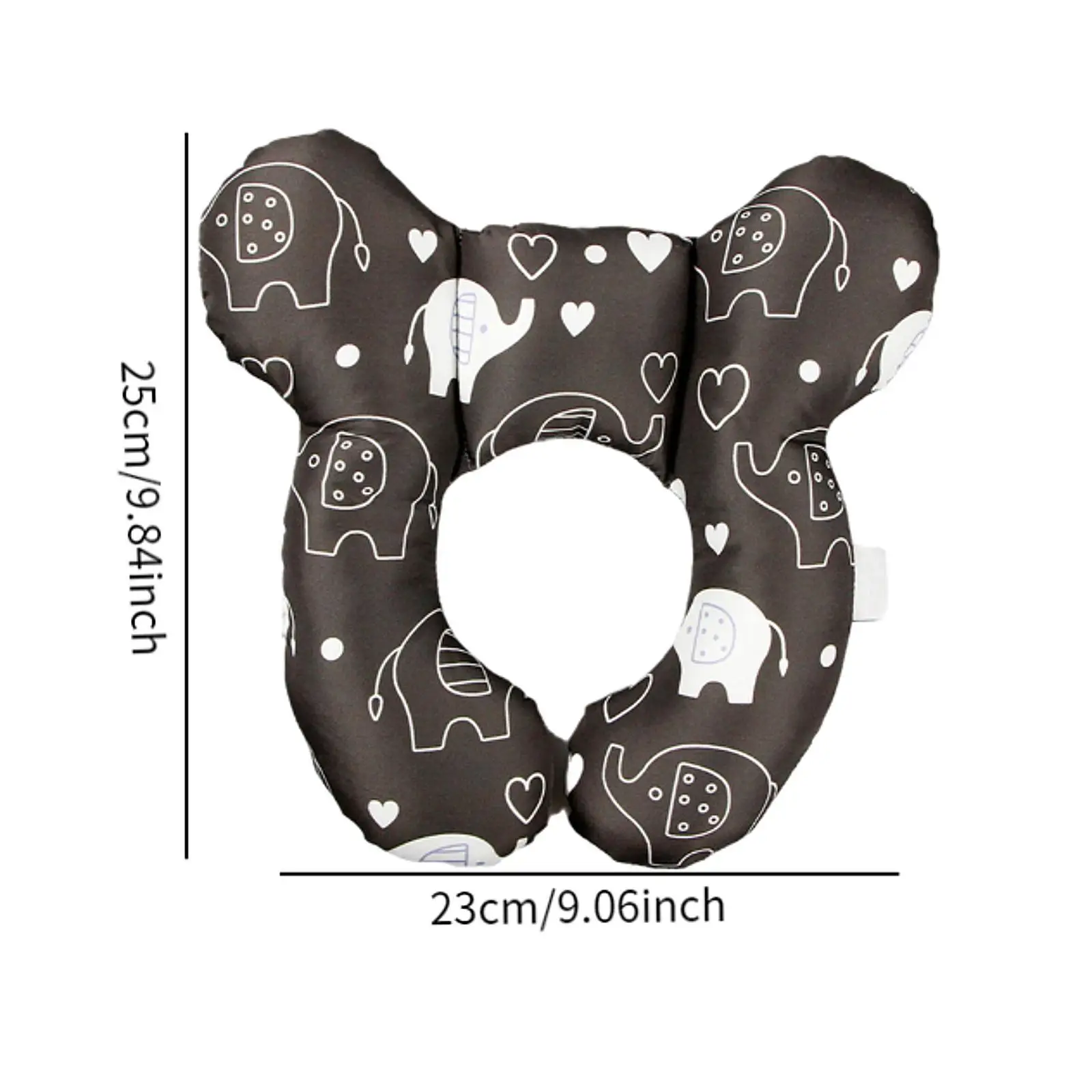 Baby Neck Support Pillow Breastfeeding Pillow Baby Pillow for Head and Neck U Headrest Shape for Travel Carseat Car Seat Infant
