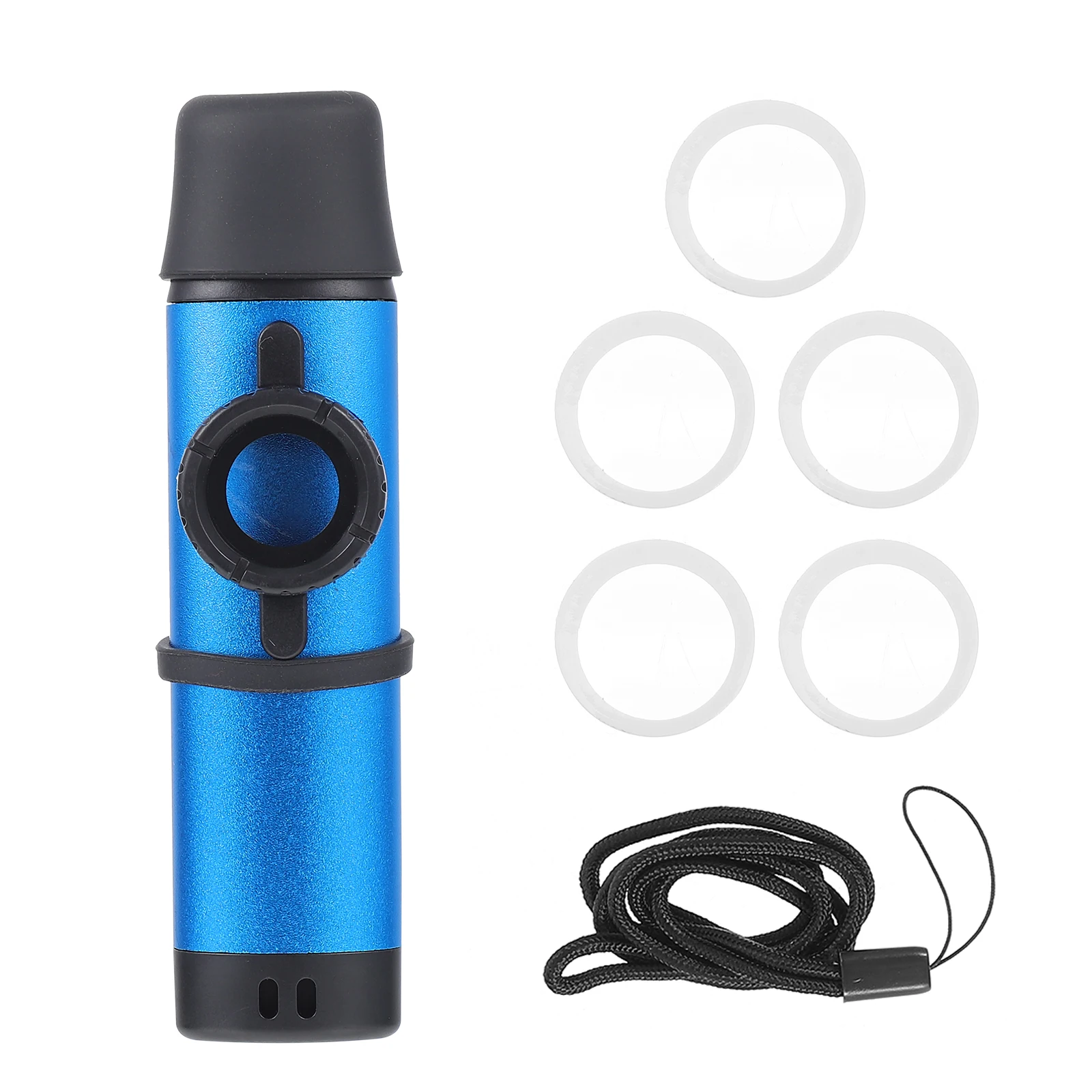 

Metal Kazoo Kids Musical Instruments Small Piano Blue Aluminum Alloy Accompaniment