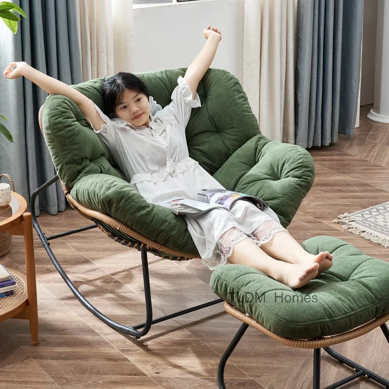 

Lazy Rocking Recliner Chair Modern Green Home Women Luxury Recliner Chair Single Adults Sillas Para Comedor Furniture Decoration