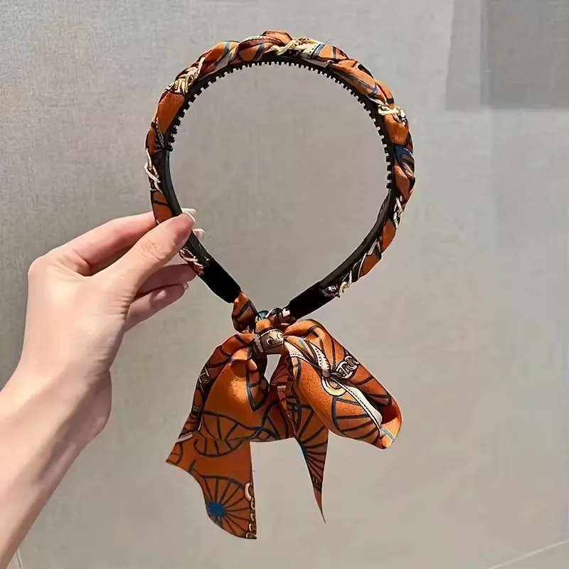 1 Stück/3 Stück Bohemian-Ketten-Langbänder, hochwertige Haarbänder, Haarspangen, gewebte Haarbänder für Damen, Bänder, Braut-Kopfschmuck – Detail 6