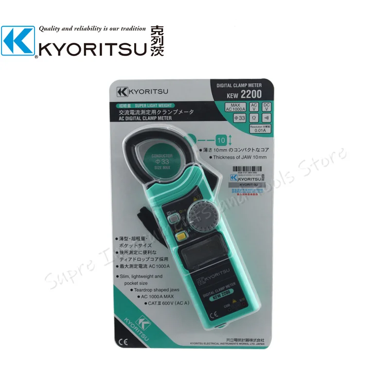 Original japan KYORITSU AC Digital Clamp Meters KEW 2200