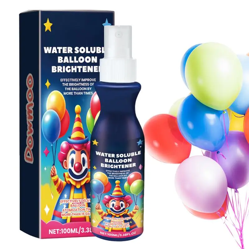 Balloon Shiny Spray Anti Fading Polish Restore Atmosphere Brightener Balloon Enhance Ballon Decoration Spray Gloss 100ml