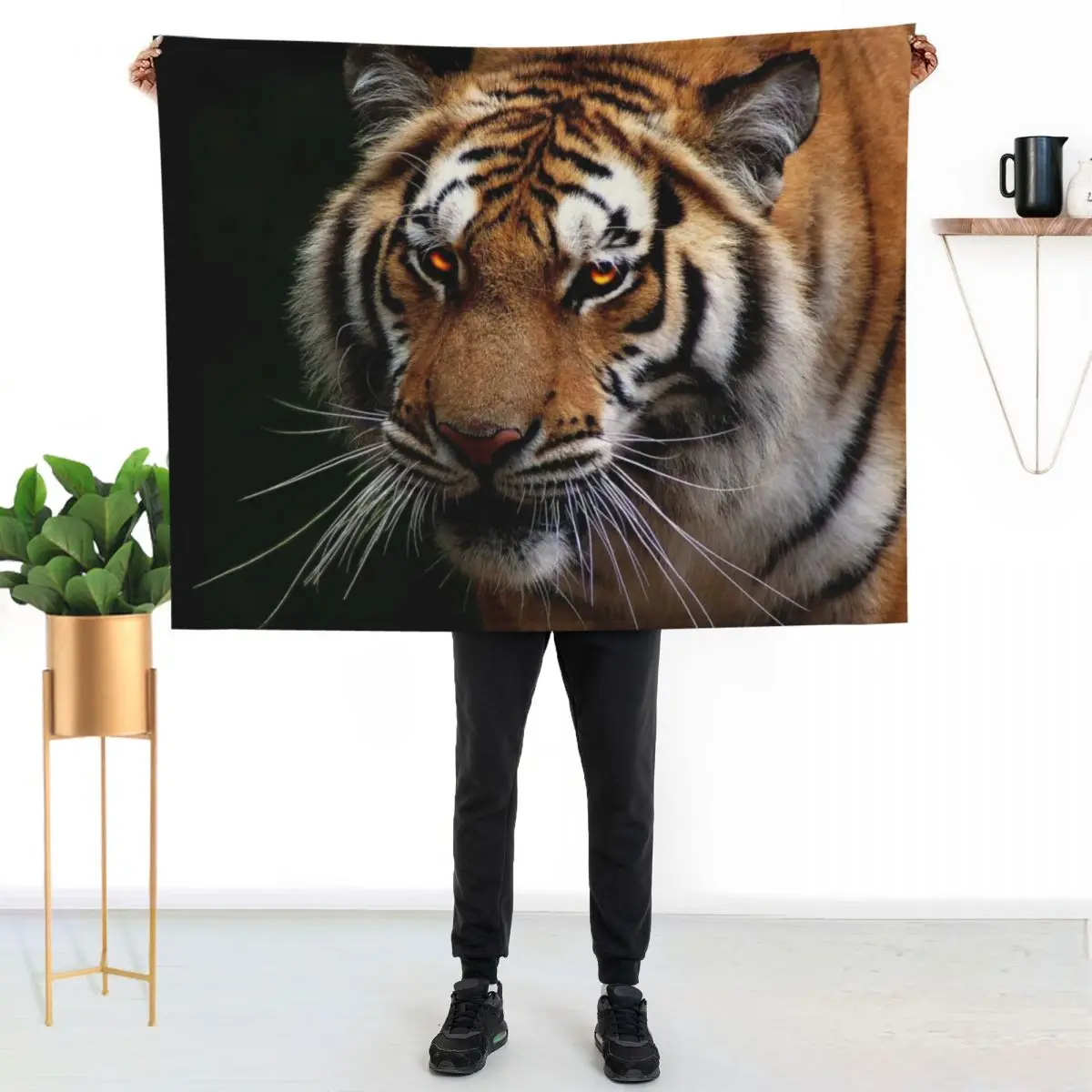 Tiger Throw Blanket Designers Thermals For Travel Decorative Throw Cute Plaid Large Luxury Brand Blankets