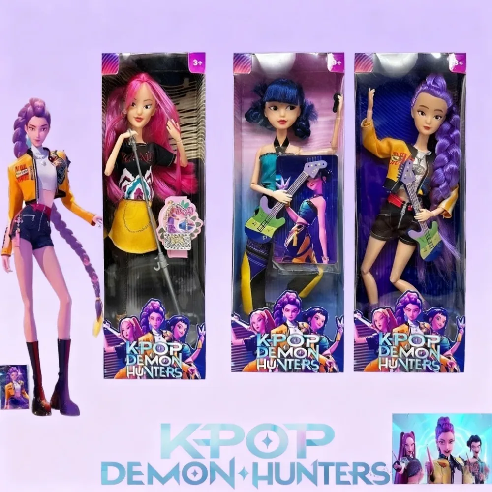 

Охотники на демонов Руми Зои Мира Kpop аниме виниловые куклы фигурки идеальный рождественский подарок для девочек