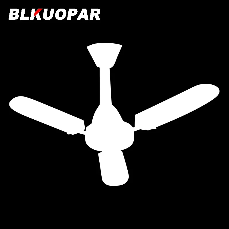 BLKUOPAR for Air Propeller Blowing Rotation Car Stickers Anime Waterproof Decals Fashionable Windows Motorcycle Decor Car Label