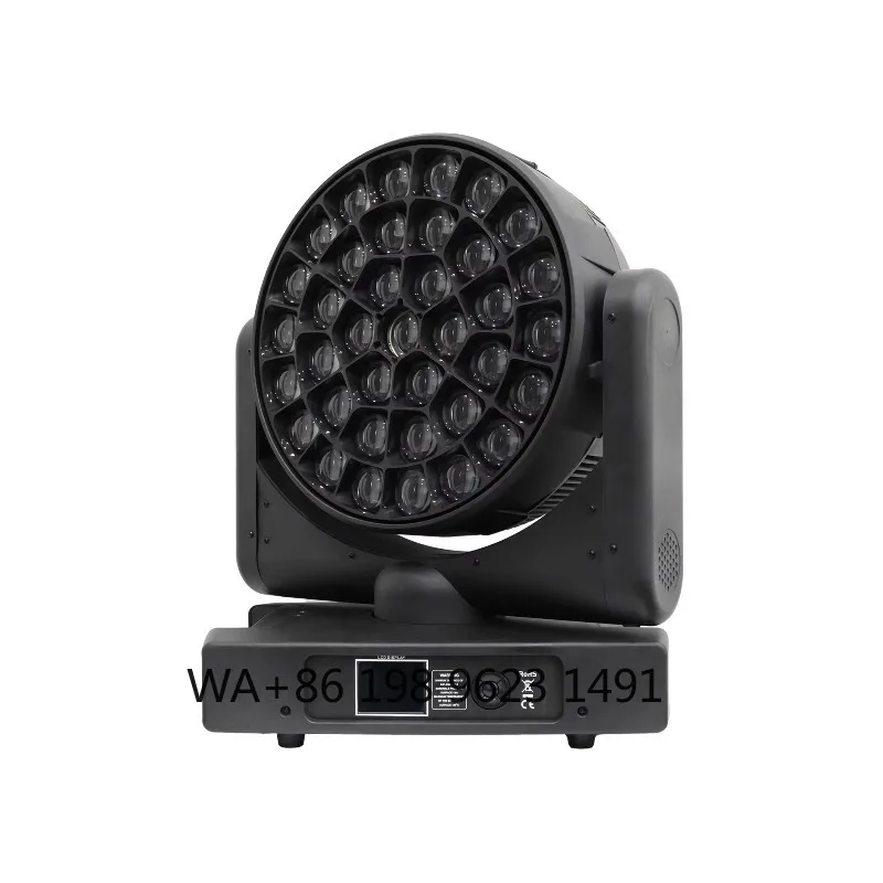 37x40W RGBW Bee Eye Zoom Moving Head Light DMX512 Wash Beam Stage Light for Wedding Party Concert Club Event