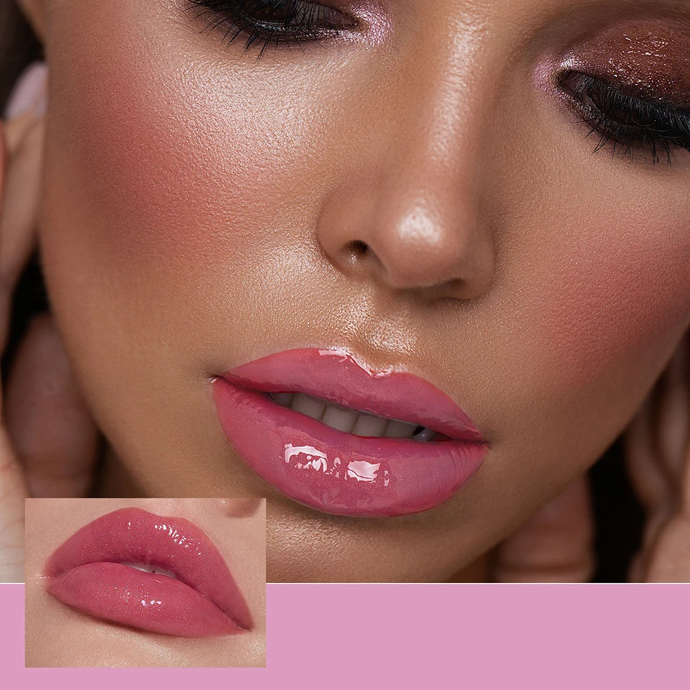 ลิปออยล์ 6 สี ผลิตภายใต้แบรนด์ส่วนตัว รับทำโลโก้ ลิปกลอสเนื้อฉ่ำวาว ใส ประกายละเอียด เนื้อฉ่ำมันวาวแบบหลายชั้น สำหรับขายส่ง ผลิตภัณฑ์วีแกน