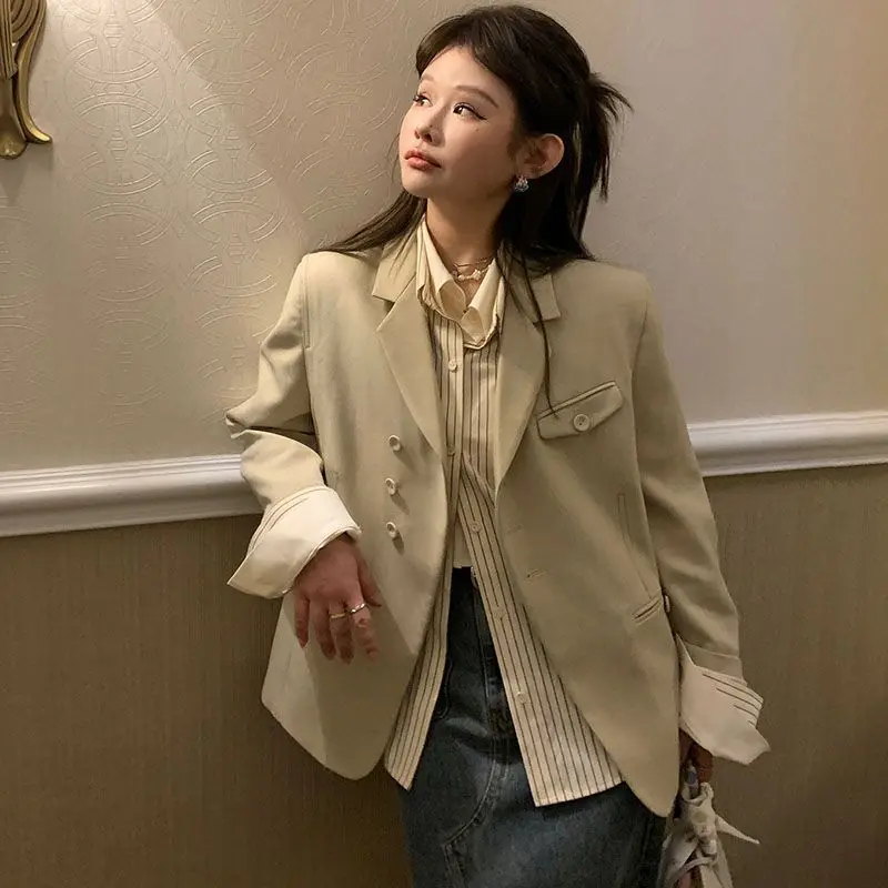 

Korea Spring Autumn New Women's Suit Jacket Loose Commuting Fashion Leisure Luxury Suit Jacket