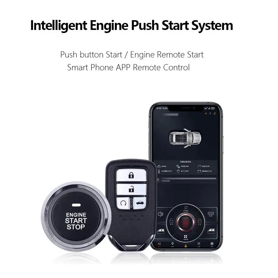Chidengde Upgrade Car Accessories For Honda Accord Crosstour Odyssey Sibir Elite Remote Started Push Start System Keyless Entry