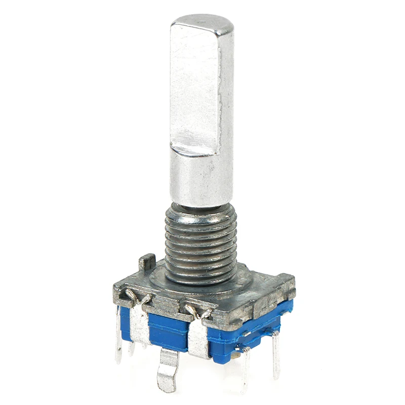 1 pz Ec11 Encoder rotativo interruttore 15/20mm Plum Blossom maniglia mezzo albero 20 Bit impulso potenziometro di segnale digitale