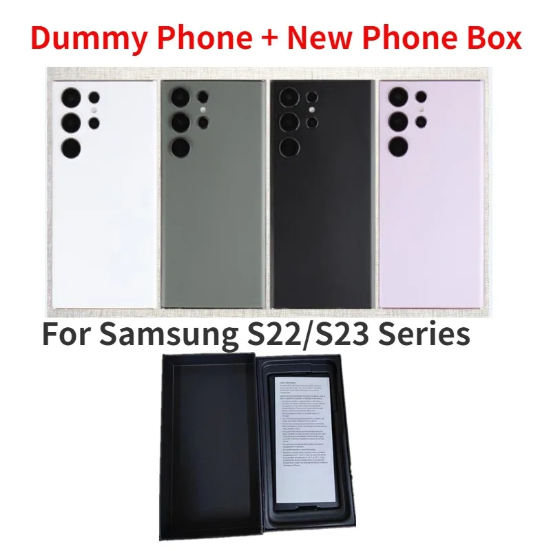 

For Samsung S23/S23+/S23 Ultra S22/S22 Plus S22 Ultra New Empty Box+ Dummy Phone Set 1:1 Fake Phone Model Display Not Real