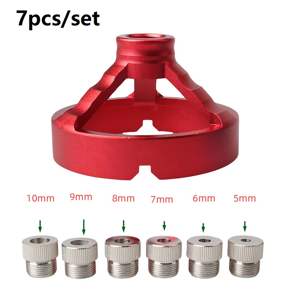 

Drill Bushings Set Dowel Jig Kit Factory Furniture Factory Vertical Fixture Straight Corner Tools 5/6/7/8/9/10mm