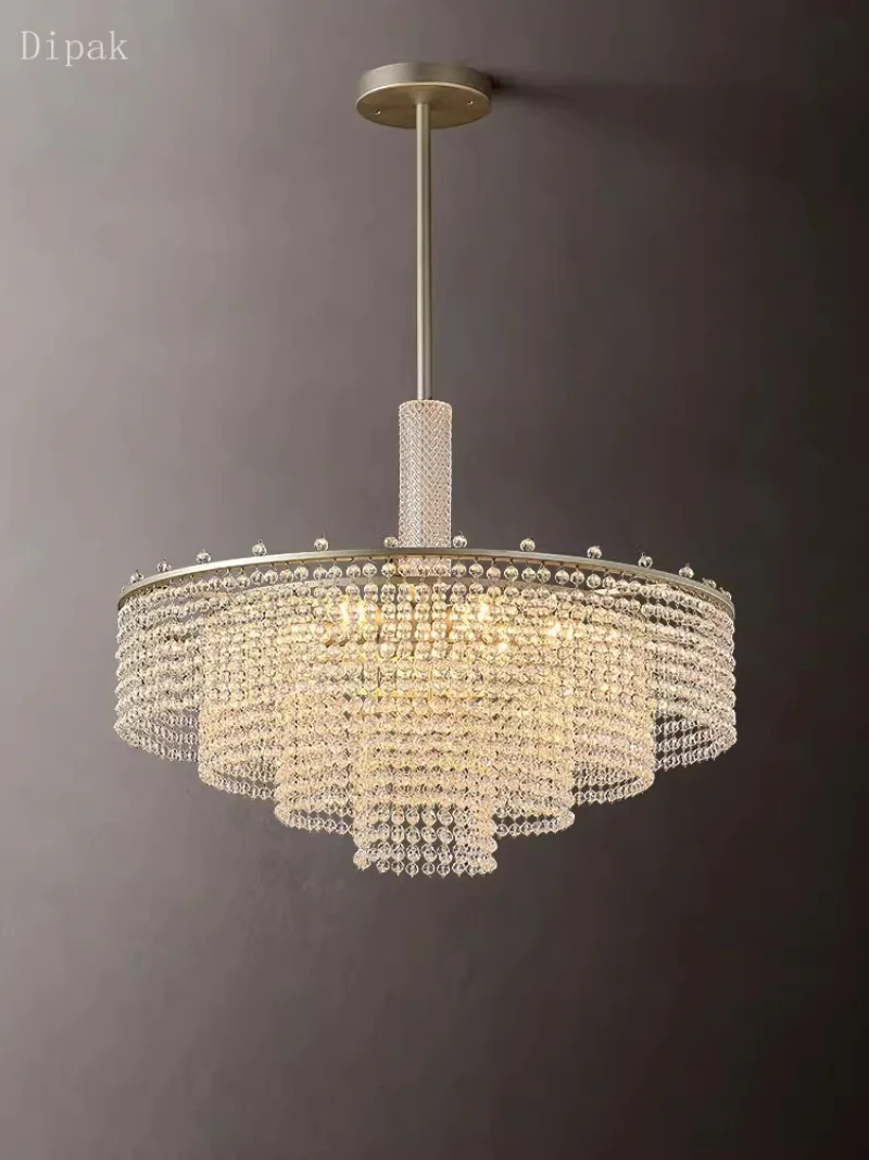 

High end luxury LED crystal lights hallway hallway wardrobe staircase dining room bedroom crystal chandelier