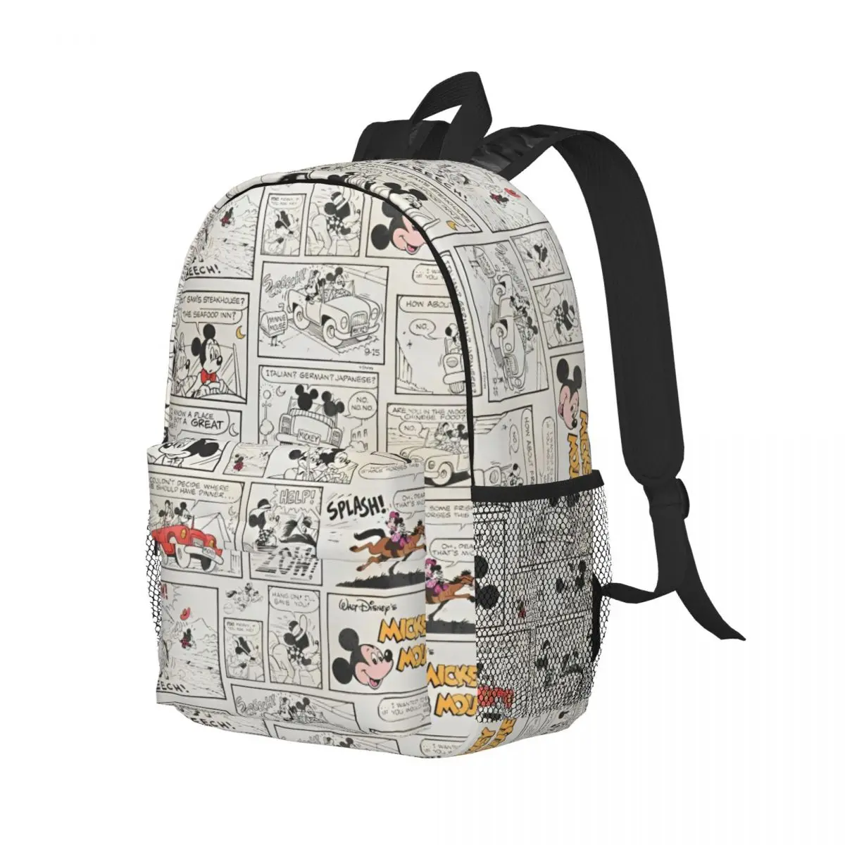 Mickey Mouse Durable 15-Inch Backpack - Ergonomic Lightweight Design for Comfort and Convenience