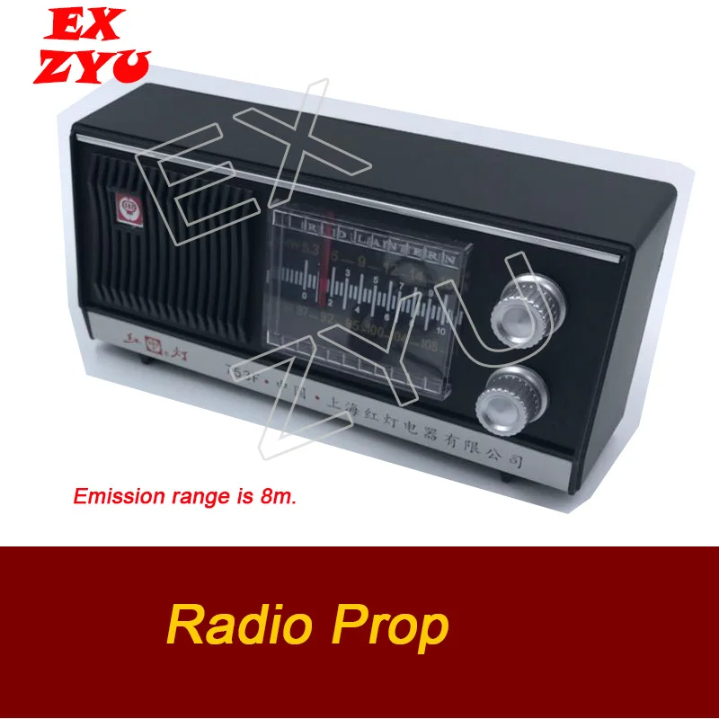 

EXZYU Radio Prop real life escape room game tunes the radio to the corresponding FM frequency band chamber room