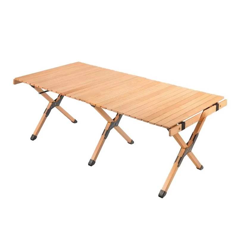 

Outdoor Egg Roll Table Folding Tables and Chairs Portable Field Camping Supplies Self-driving Barbecue Picnic Table