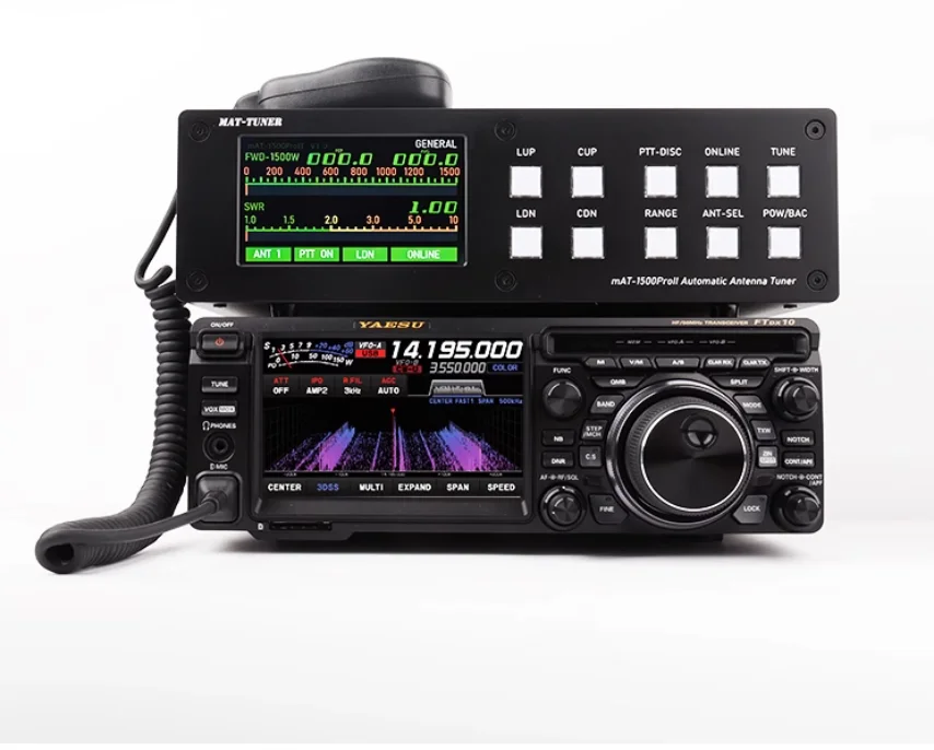 mAT-1500ProII  Automatic Antenna Tuner 1500W(SSB) 1.8-30MHz HF Shortwave For  YAESU ICOM KENWOOD General Radio