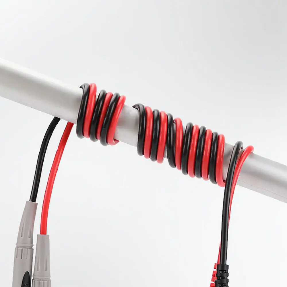 Universal Digital Multimeter Test Leads Kit Ultra Sharp Needle Tip Probes Silicone Wire Cable For Electronic Repair Lab Testing