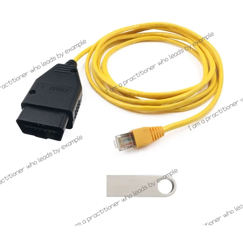 最新の ENET データケーブル BMW F シリーズ ICOM コーディング OBD2 インターフェースケーブル BMW OBDII スキャナーデータツール用
