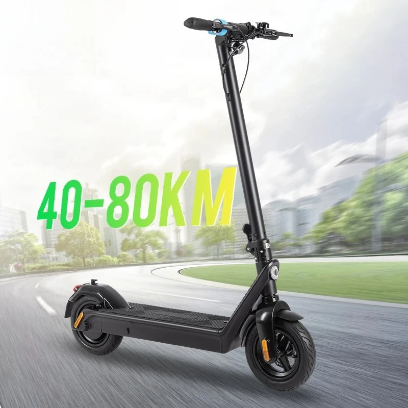 

High-Speed 40km/h Adult Electric Scooter 36V 500W Powerful Front Brake Features Bluetooth Smart Type