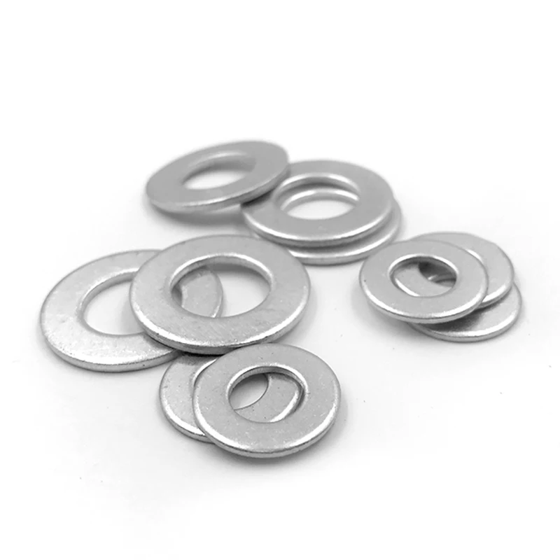 800Pcs M4 M5 M6 M8 M10 M12 304 Stainless Steel Flat Washer Set Adjusting Shim Plain Gasket Assortment Kit Box