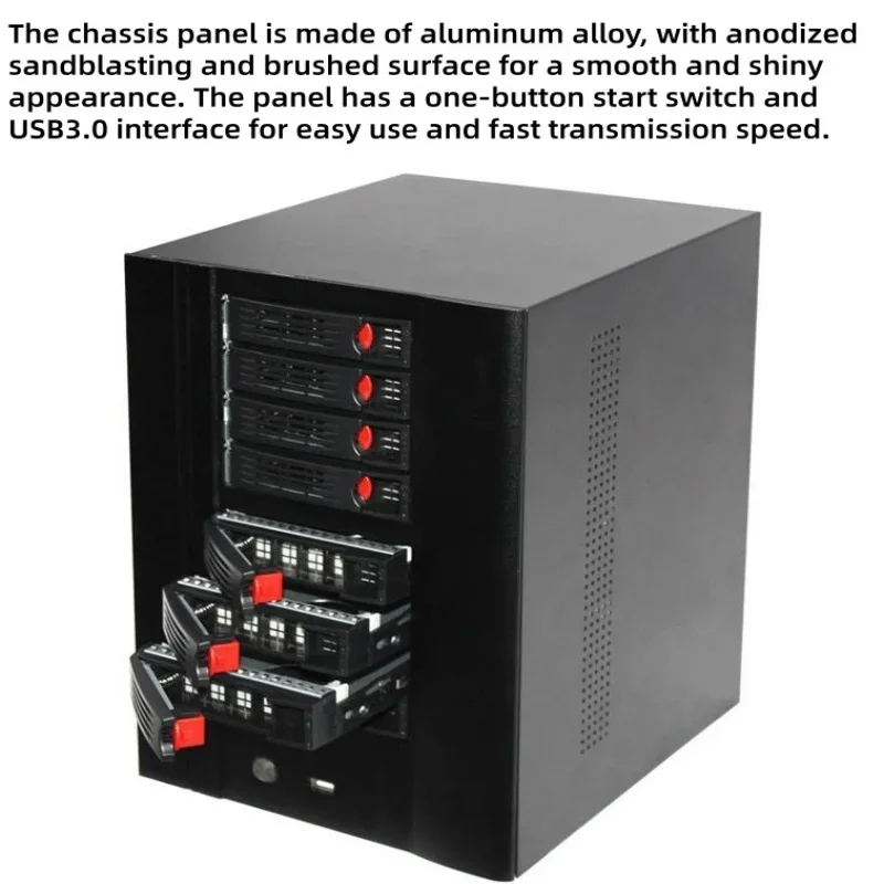 

8-bay NASITX motherboard SATA hard disk backplane home storage server Computer Components Cases and Towers