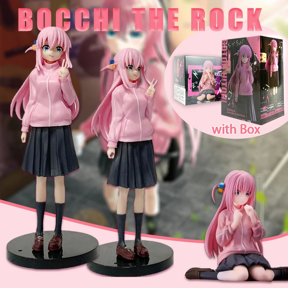 BOCCHI THE ROCK Gotoh Hitori Action Figure Anime Charakter PVC Nette Kawaii Mädchen Modell Puppe Spielzeug Sammlung Kinder Geschenke