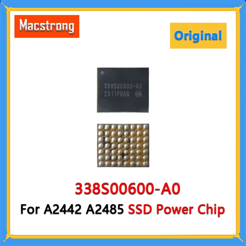 Original 338S00600-A0 A2442 A2485 SSD Power Chip for MacBook Pro 14.2\