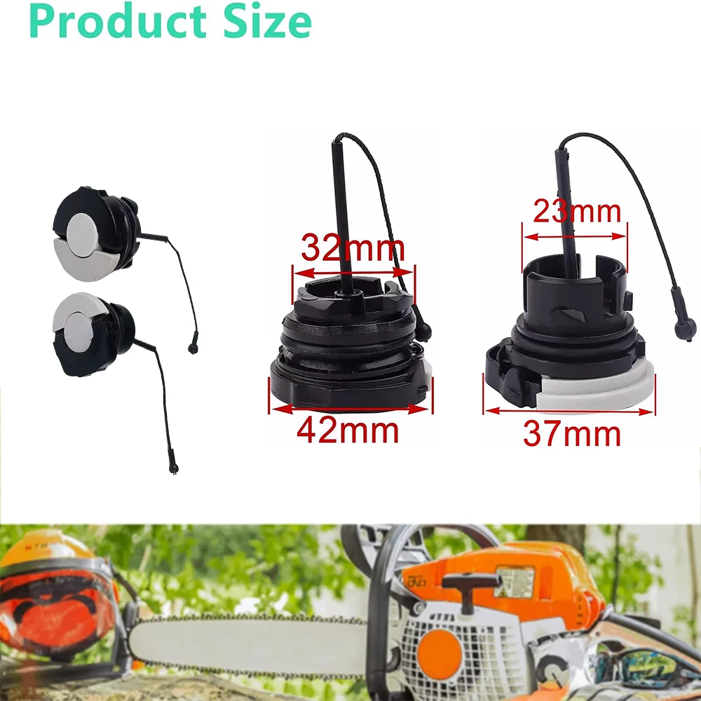 Fuel Cap Oil Cap for STHIL MS210 MS230 MS240 MS250  MS260 MS340 MS360 MS200 MS192T 021 023 024 025 026 034 036 Chainsaw Replace - view 4