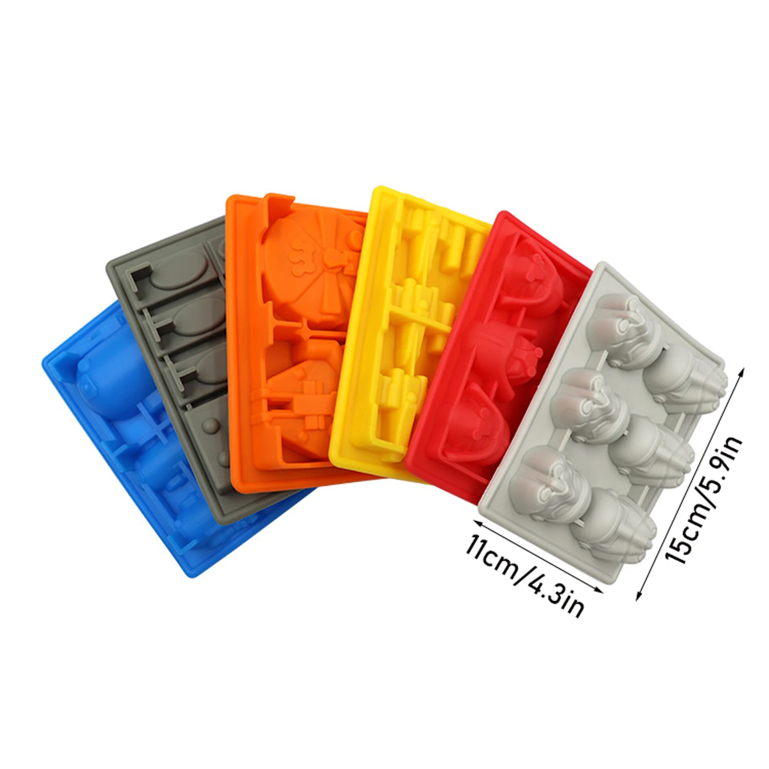 Cake Decoration Silicone Mold, Ice Cube Mold, Used for Baking Chocolate Gummies, and Ice Cubes