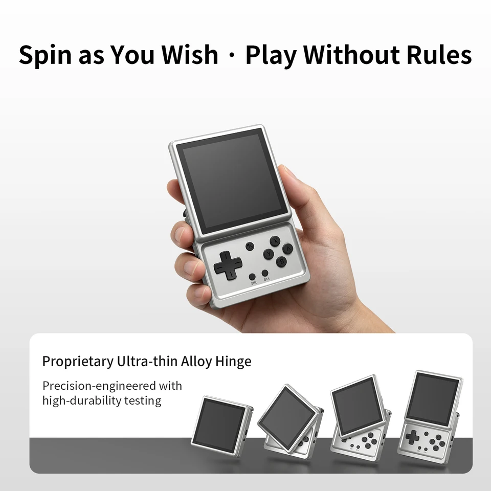 Anbernic RG Rotate携帯ゲーム機 3.5インチ回転式スクリーン Android