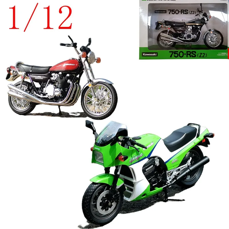 

Aoshima‌ Diecast 1/12 Scale ‌Kawasaki Motorcycle Model‌ Kawasaki Z2 750 Motorcycle Alloy Car Model Toys for Boys Gift