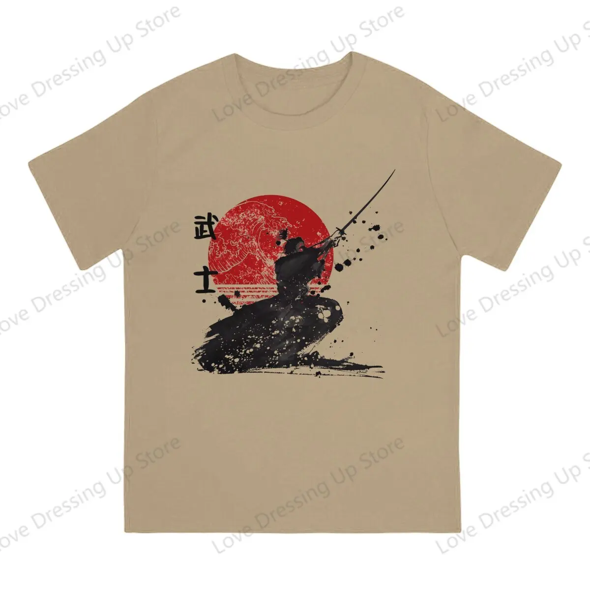 Ghost Of Tsushima Samurai 100% Cotton Casual Men T-Shirt Short sleeve Tshirts O-Neck Tee Funny Tops