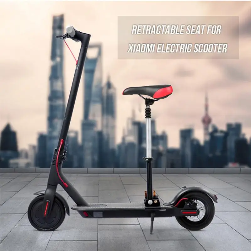 Electric Scooter Seat Attachment Adjustable Seat Replacement For Long Rides Ergonomic Sturdy Electric Scooter Accessories For