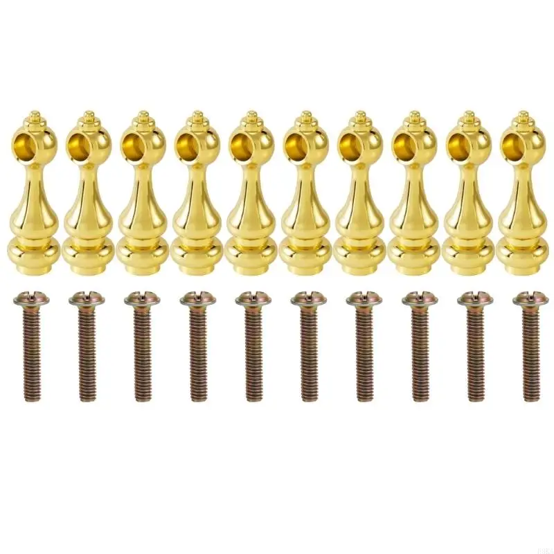 10Pcs Gold Finish Metal Clip For Bookcases And Wine Cabinets Easy Installation And Sturdy Build Shelf Brackets