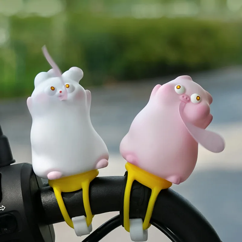 Cute Cartoon Animal Resin Trinkets, Creative Car, Motorcycle And Bicycle Decorations, Bookcase And Edge Decorations