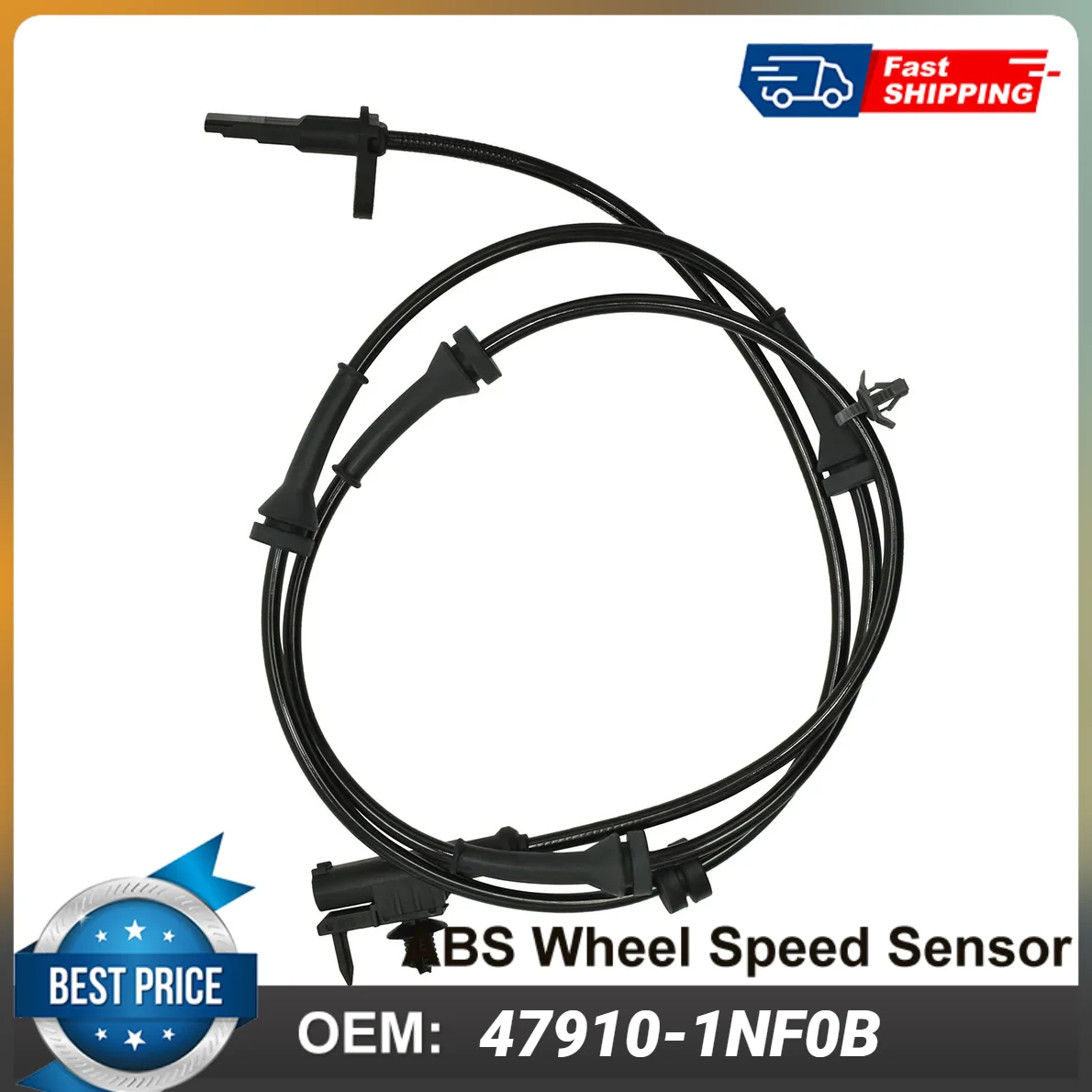 1PCS ABS Wheel Speed Sensor 47910-1NF0B FIT FOR Nissan 370Z 2010-20 & INFINITI Q60 2014 - 2016, G37 2012 - 2013, G25 2012