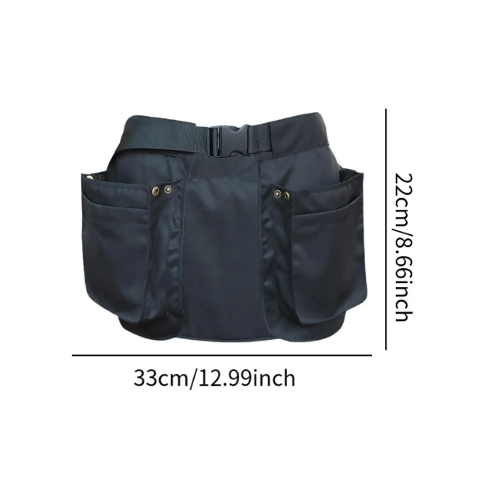 Waist Apron Tool Belt Fashionable with Pockets Utility Belt Bag for Gardening Electricians Restaurant Mountaineering Travel