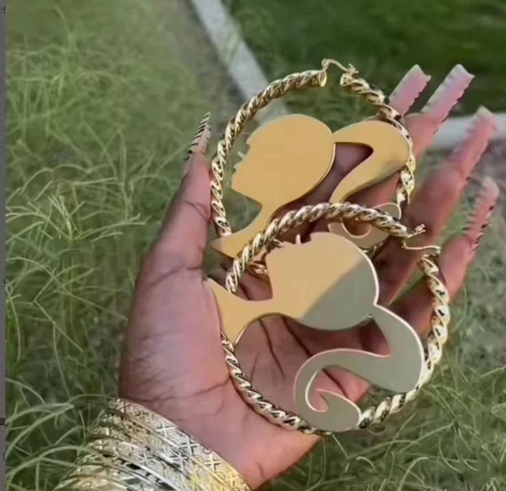 تخصيص الفولاذ المقاوم للصدأ الكرتون القرط هوب #4