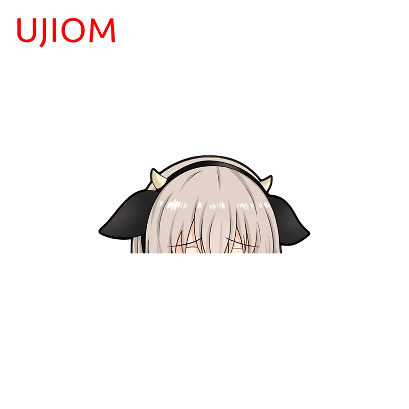 UJIOM Anime Tsuki Uzaki Wall Sticker Fashion Computer Host Sunscreen PVC Decal Scratch-Proof Game Room Decoration Accessories
