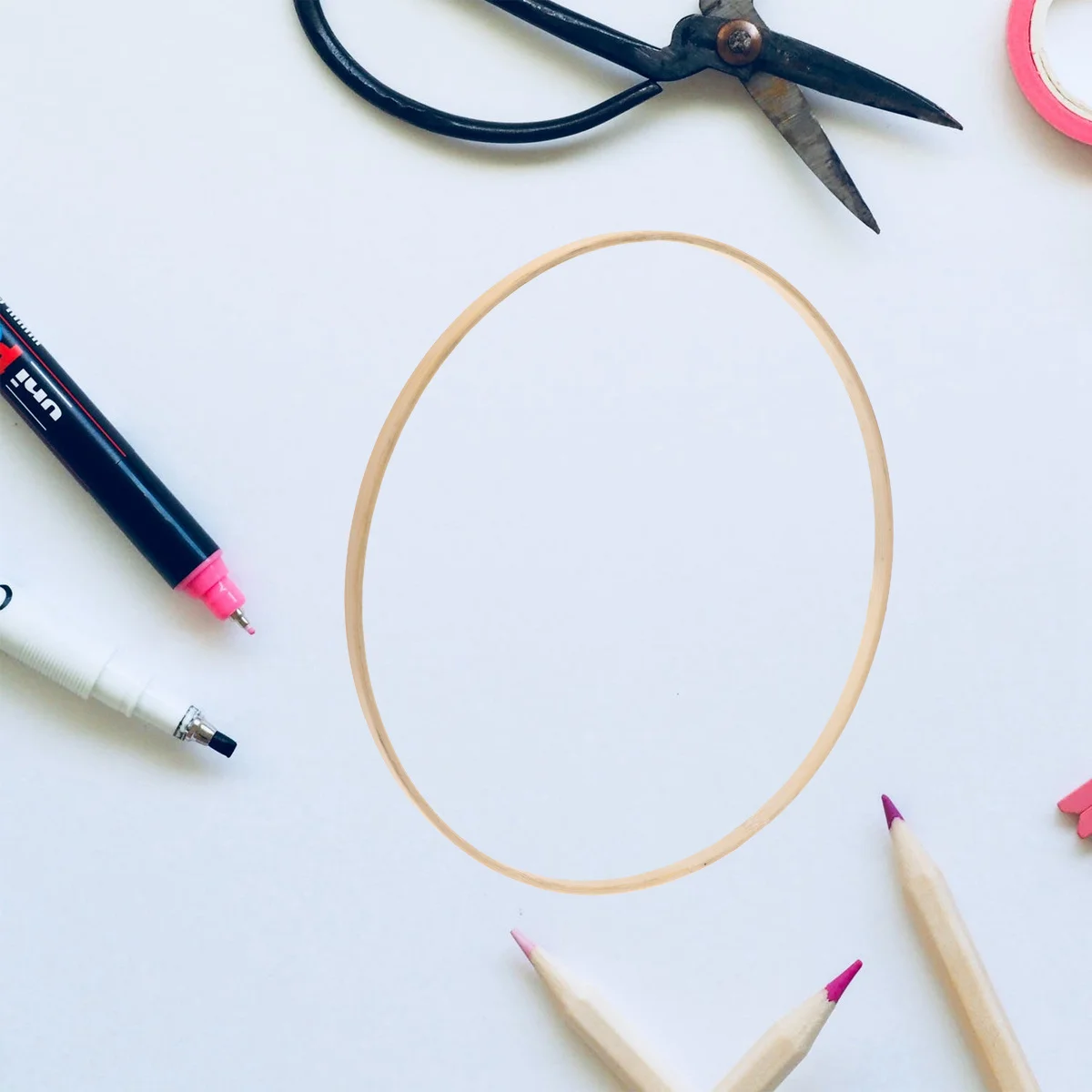 لتقوم بها بنفسك الخيزران التطريز هوب دائرة مستديرة 26.2 سنتيمتر السلس النسيج تحديد أداة ل عبر غرزة التطريز جدار ديكور