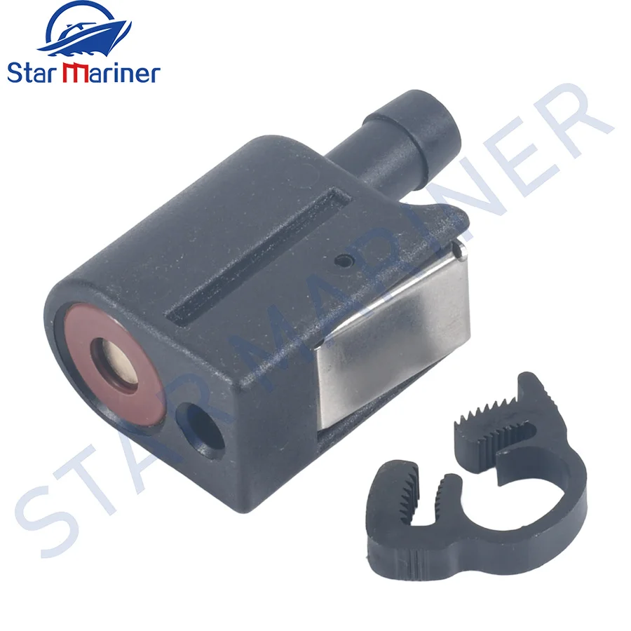 

22-13563Q3 Fuel Line Connector 22-13563A3 8MM for Mercury Mariner MerCruiser Outboard Motor 4HP-40HP Female Engine End replaces