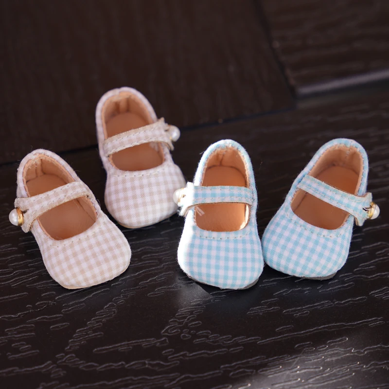 

Small 1/6 BJD Doll Shoes 3.5cm*1.7cm Princess Sweet Square Toe Flat Shoes Fish Body Size Bjd Doll Accessories Handmade Shoes