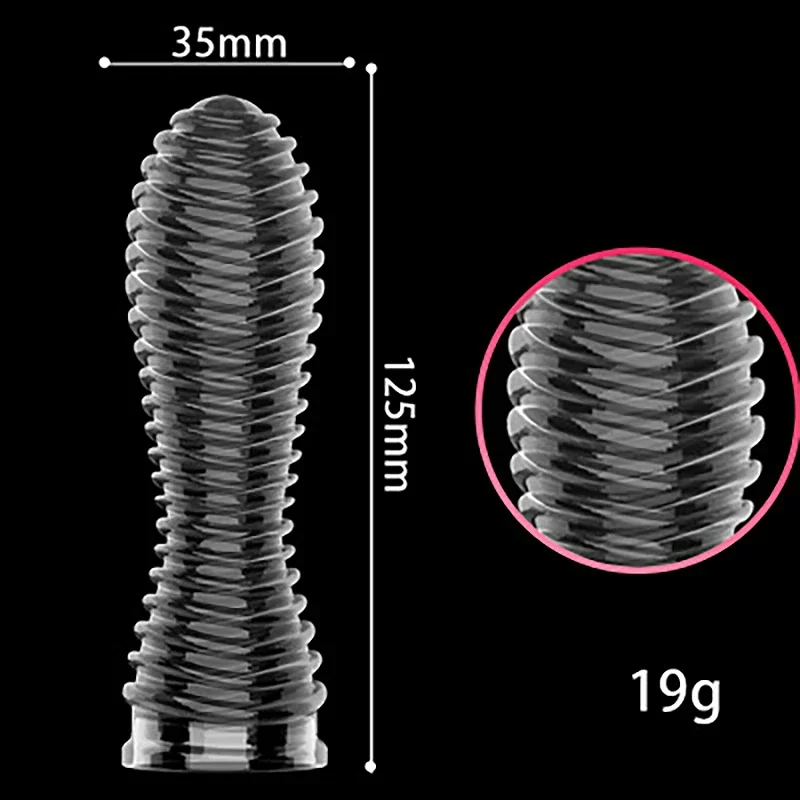 14 Type Transparent Crystal Condom Penis Sleeve Male Enlargement Time Delay Spike Clit Reusable Condoms Sex Toy for Couple