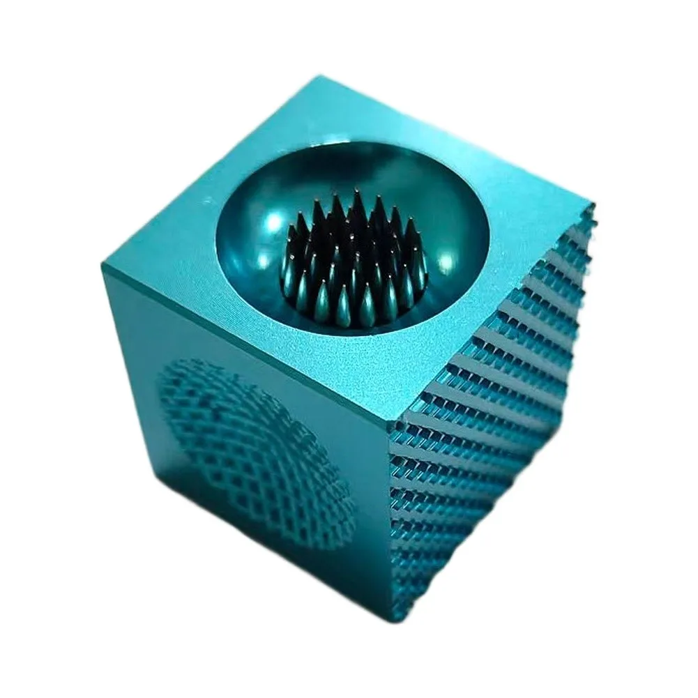 Billiard Cue Accessory for Tip Maintenance Including Needle Puncture Rounded Forming and Flat Smoothing Actions