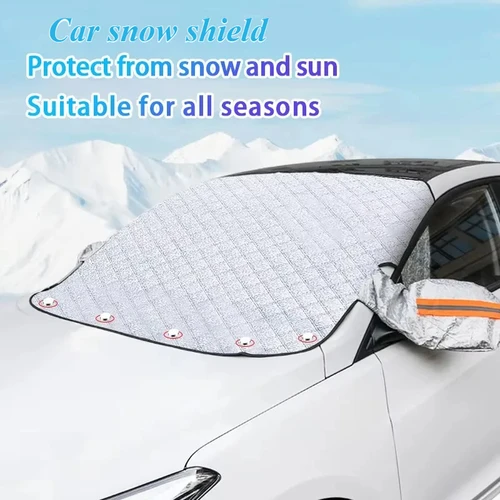 Protector de nieve magnético para coche, prevención de escarcha, prevención de escarcha, parabrisas delantero, parasol, escudo de nieve grueso, abrigo para coche, 1 ud.