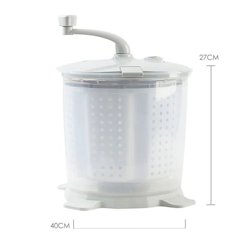 

-free washing machine Student dormitory with lazy washing integrated laundry artifact Hand crank sock washing machine Dehydrator