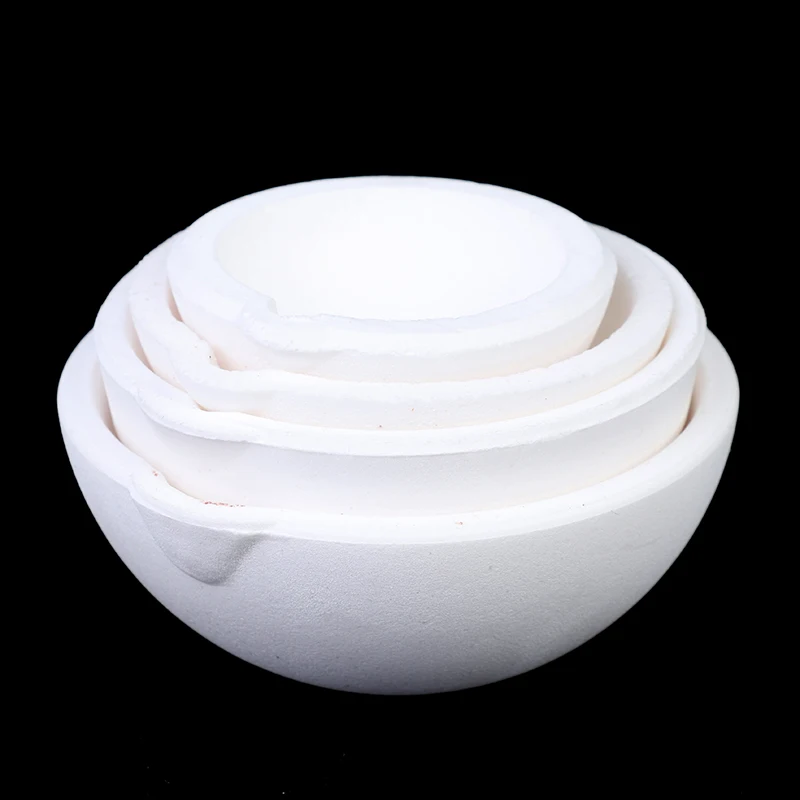 Quartz Melting Crucible 100g 150g 250g 500g High Temperature Quartz Silica Melting Crucible For Gold Silver Jewelry Tool